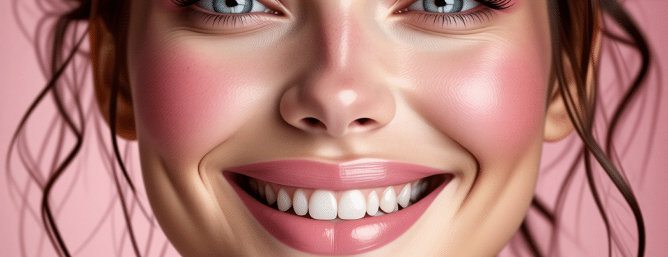 Faire un dégradé de blush sur une émotion souriante