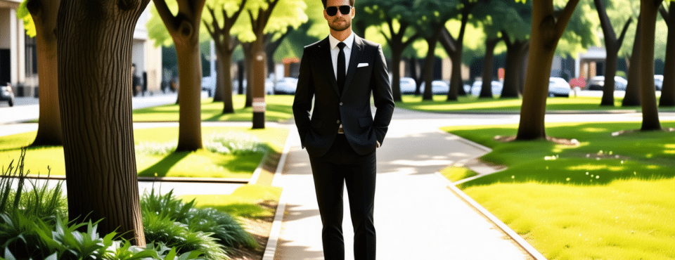 Porter un costume inspiré par une journée parfaite